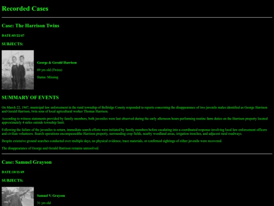 cases screenshot