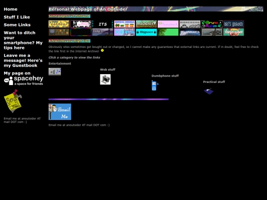 links screenshot