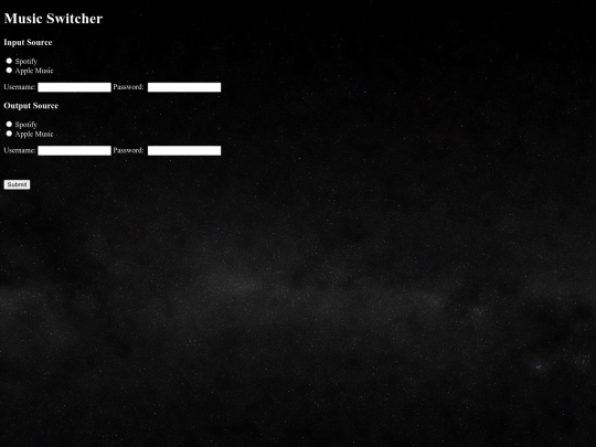 musicswitcher screenshot