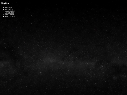 playlists screenshot