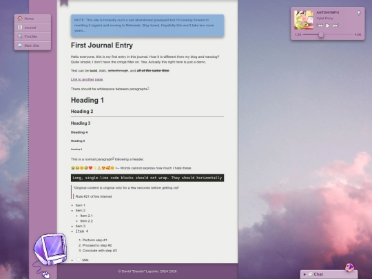 journal/first-entry screenshot