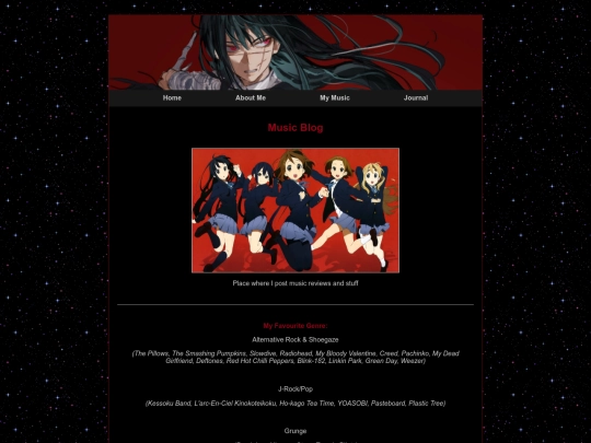 MusicBlog screenshot