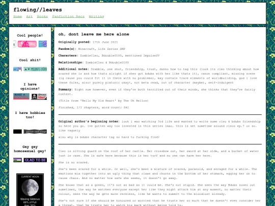 dontleavefic screenshot
