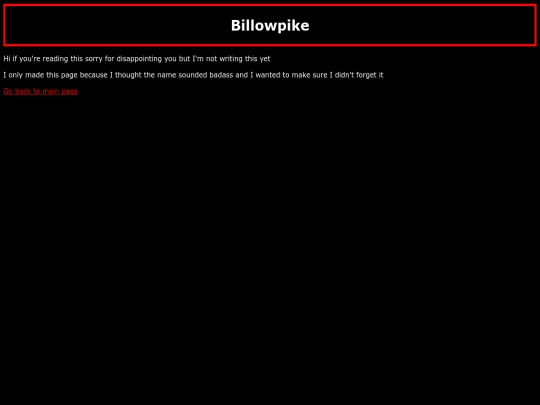 billowpike screenshot