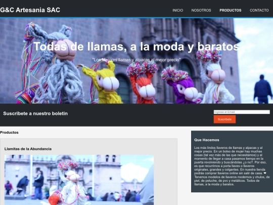 productos screenshot