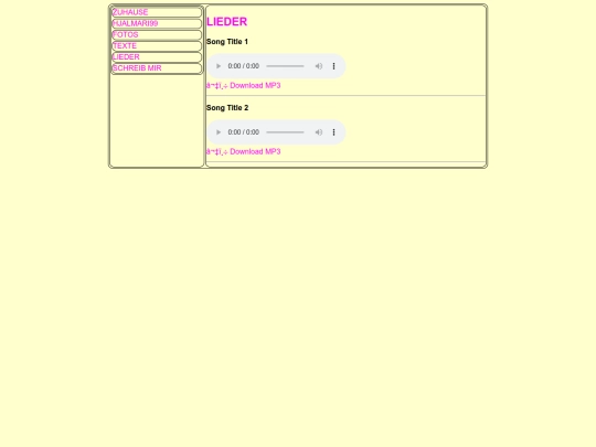 lieder screenshot