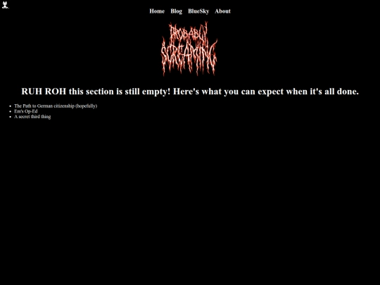 blogposts/bloghomepage screenshot
