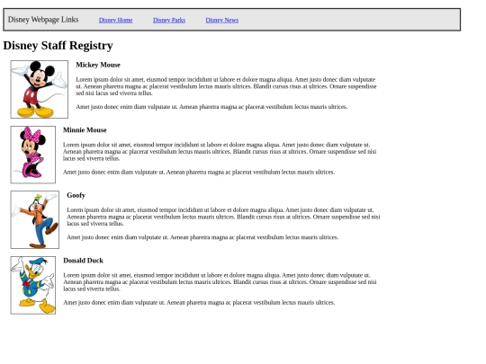 Company_Staff_Sheet_Assignment/Disney_Staff_Sheet screenshot