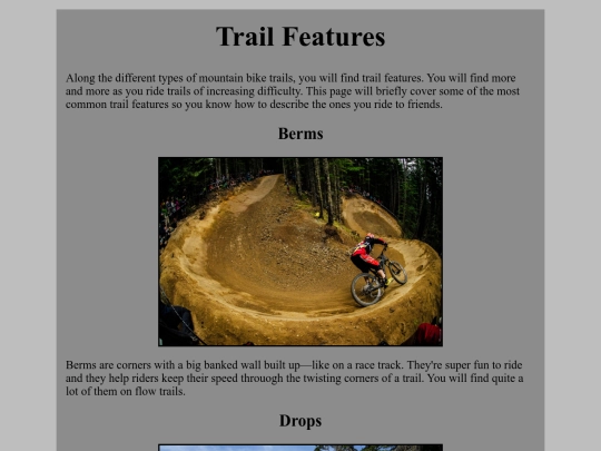 Full_Website_Assignment/trailfeatures screenshot