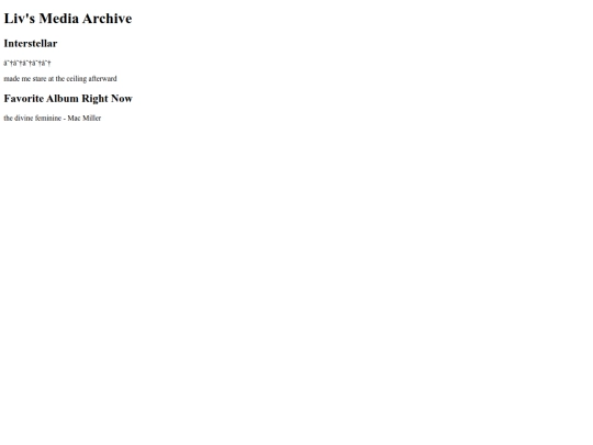 index screenshot