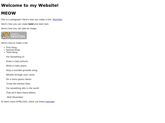 index screenshot