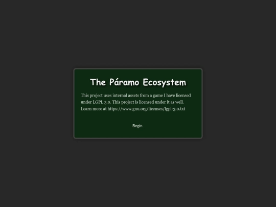 Paramo screenshot