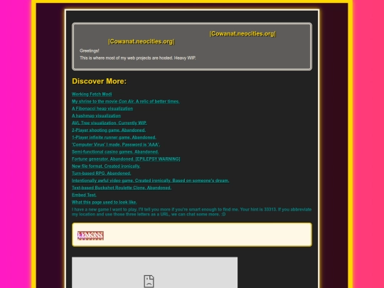 index screenshot