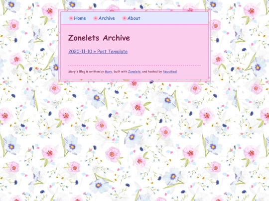 archive screenshot