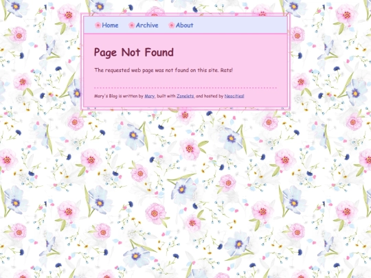 not_found screenshot