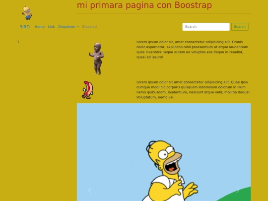 boostrap/bosstrap screenshot