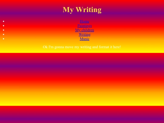 writing screenshot