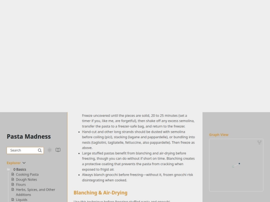 0-Basics/Storing-Fresh-Pasta screenshot