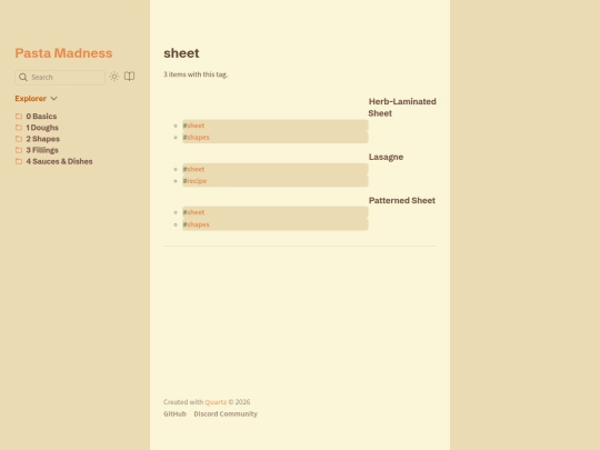 tags/sheet screenshot