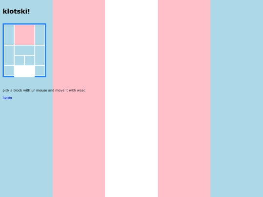 games/klotski screenshot