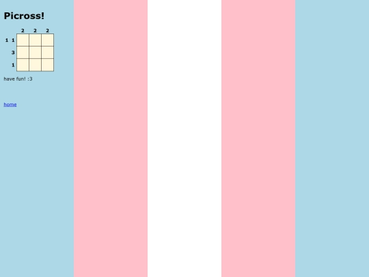 games/picross screenshot