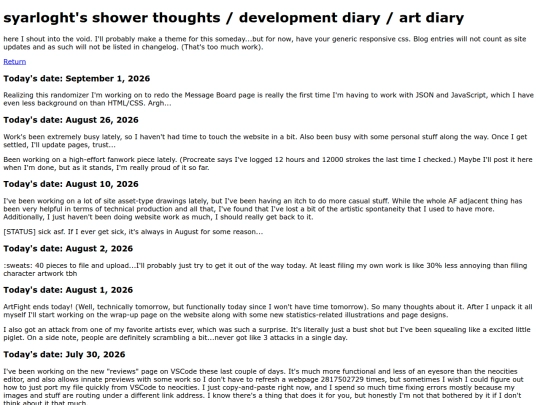 blog screenshot