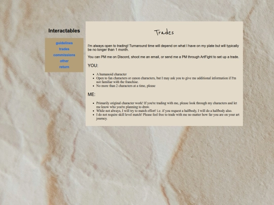 coffee/trades screenshot