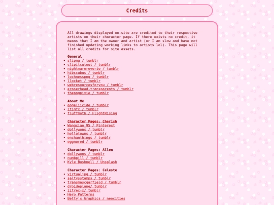 credits screenshot