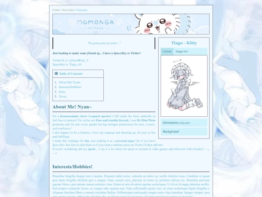 index screenshot