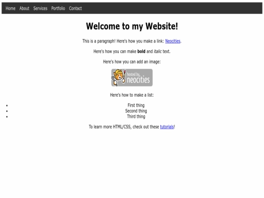 index screenshot