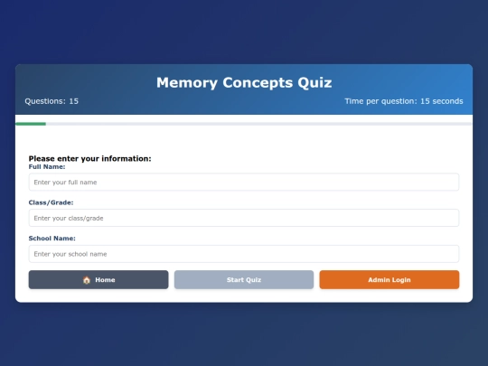 Quiz screenshot