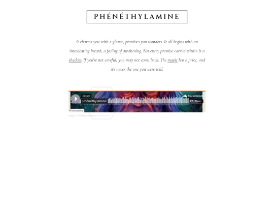 tracks/phenethylamine screenshot