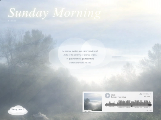 tracks/sundaymorning screenshot