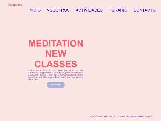 Landing Page screenshot