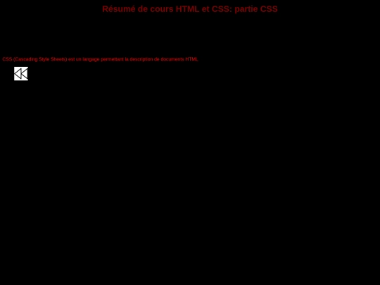 html/page_CSS screenshot
