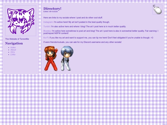 links screenshot