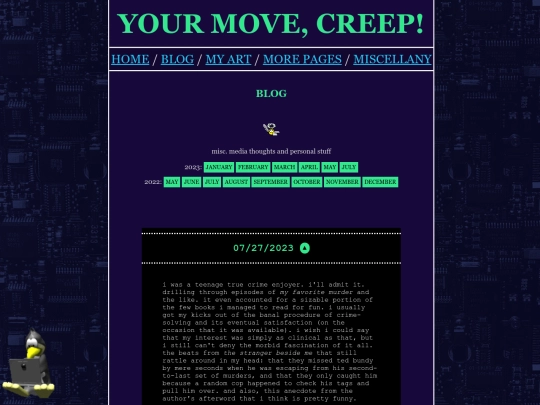 blog screenshot