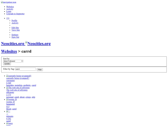 index screenshot