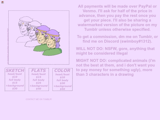 commissions screenshot