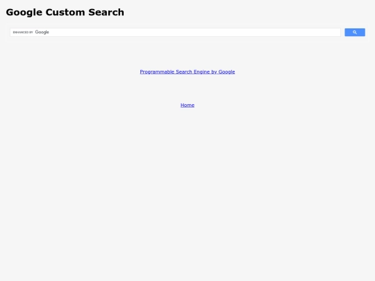 GoogleCustomSearch screenshot