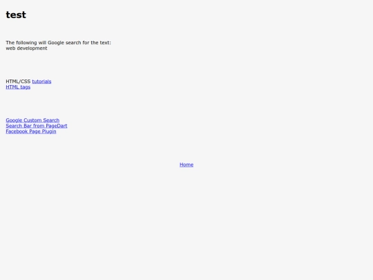 test screenshot