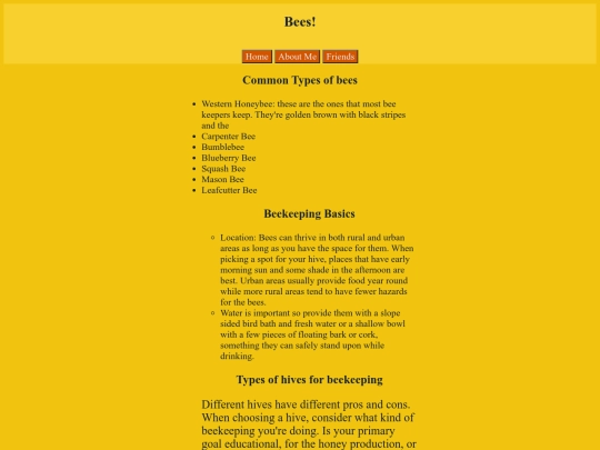 bees screenshot
