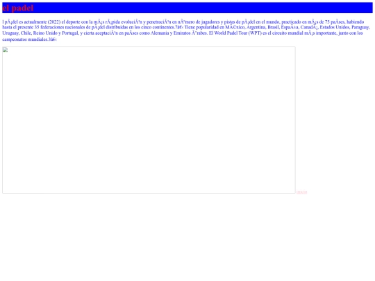 deportes/padel screenshot