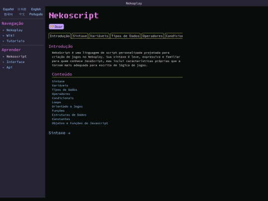 wiki/pt/nekoscript screenshot