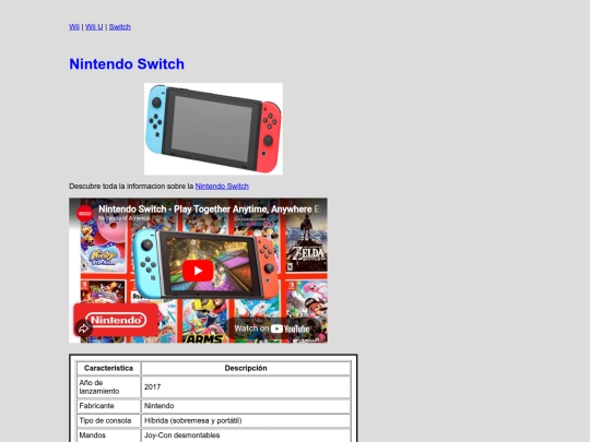 Switch screenshot