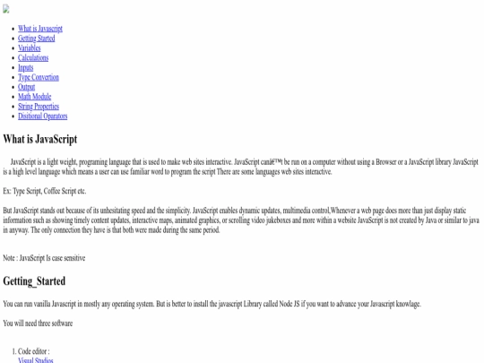 index screenshot