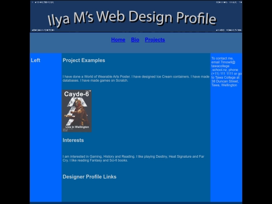 Projects screenshot
