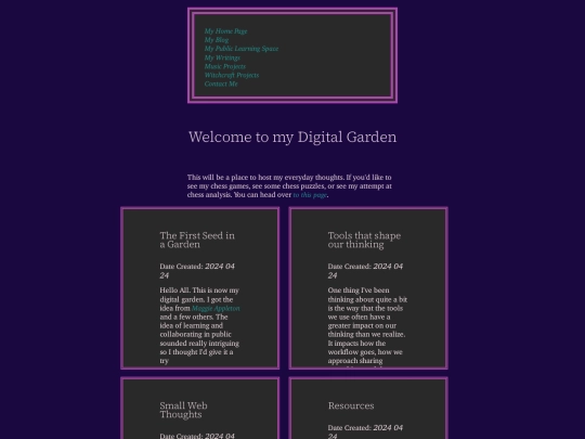 DigitalGardenHome screenshot