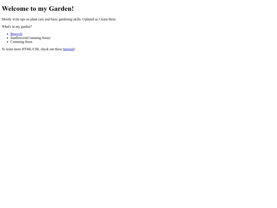 garden screenshot