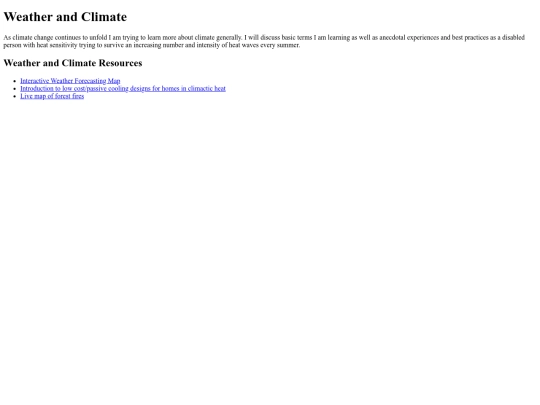 weatherclimate screenshot